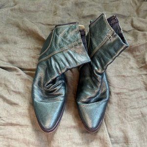 Free People Leather pointed toe boots